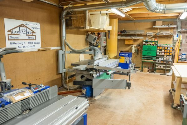 Holzwerkstatt mit Puls-air Heizgerät
